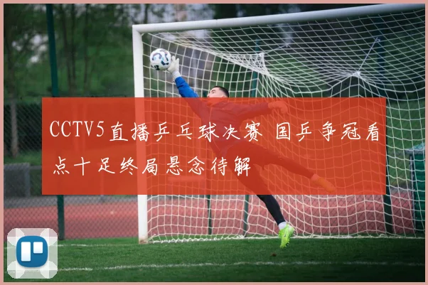 CCTV5直播乒乓球决赛 国乒争冠看点十足终局悬念待解