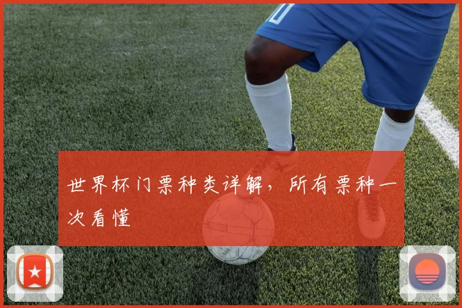 世界杯门票种类详解，所有票种一次看懂